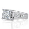 2.01ct Princess Cut Diamond Engagement Ring
