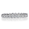 0.50ct Round Brilliant Cut Diamond Twisted Eternity Band in Platinum