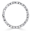 1.05ct Marquise Cut Diamond Bezel Set Eternity Band in Platinum