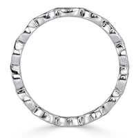 1.05ct Marquise Cut Diamond Bezel Set Eternity Band in Platinum