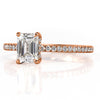 1.40ct Emerald Cut Diamond Engagement Ring