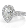 3.06ct Pear Shaped Diamond Engagement Ring