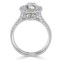 3.06ct Pear Shaped Diamond Engagement Ring