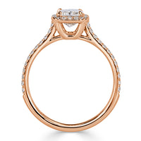 1.41ct Radiant Cut Diamond Engagement Ring