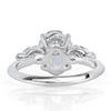 2.56ct Oval Cut Diamond Three-Stone Engagement Ring