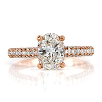 1.95ct Oval Cut Diamond Engagement Ring