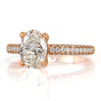 1.95ct Oval Cut Diamond Engagement Ring