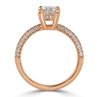 1.95ct Oval Cut Diamond Engagement Ring