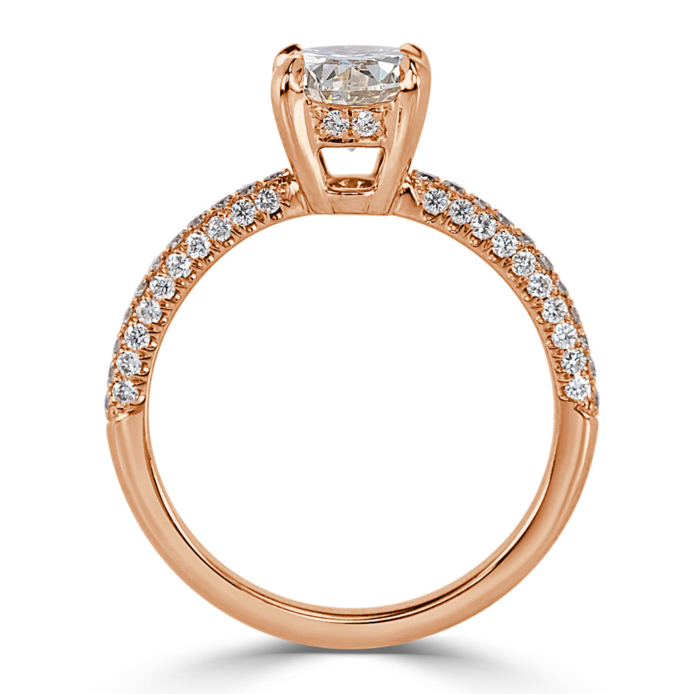 1.95ct Oval Cut Diamond Engagement Ring