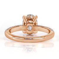 1.95ct Oval Cut Diamond Engagement Ring