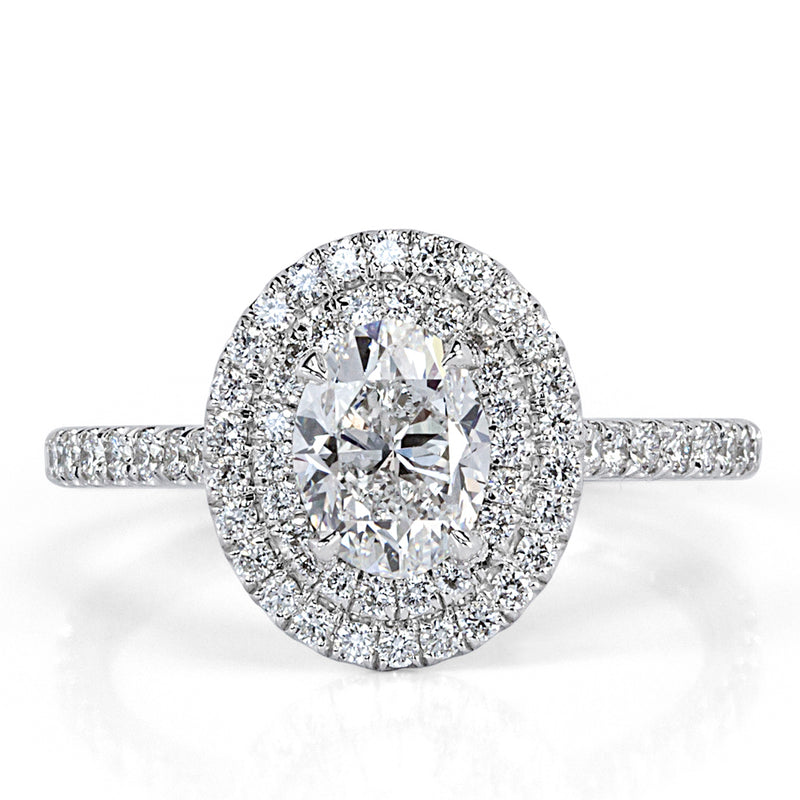 1.55ct Oval Cut Diamond Engagement Ring