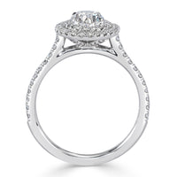 1.55ct Oval Cut Diamond Engagement Ring