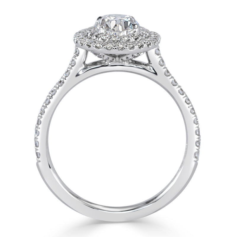 1.55ct Oval Cut Diamond Engagement Ring