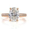 3.48ct Oval Cut Diamond Engagement Ring
