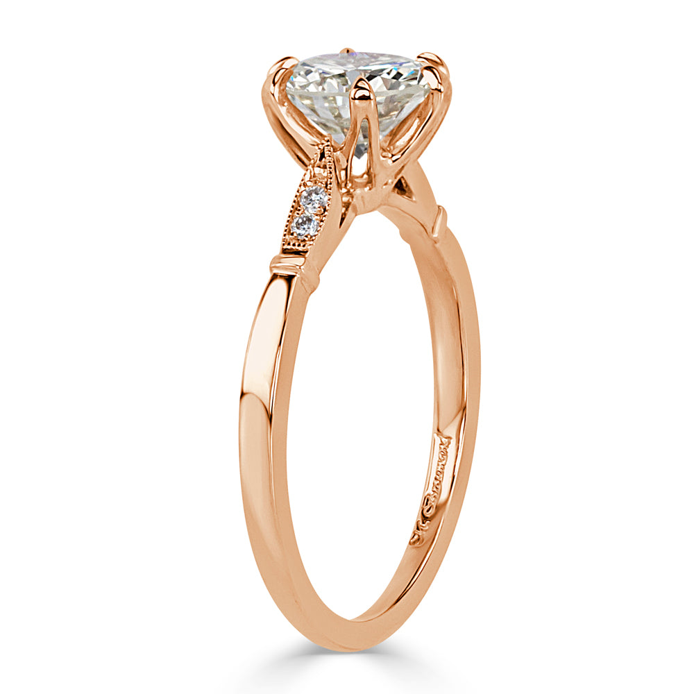 1.24ct Round Brilliant Cut Diamond Engagement Ring