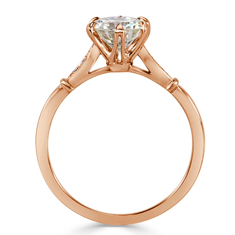 1.24ct Round Brilliant Cut Diamond Engagement Ring