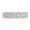 3.60ct Pear Shaped Diamond Eternity Band in 18k White Gold