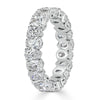 3.60ct Pear Shaped Diamond Eternity Band in 18k White Gold
