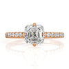2.05ct Asscher Cut Diamond Engagement Ring