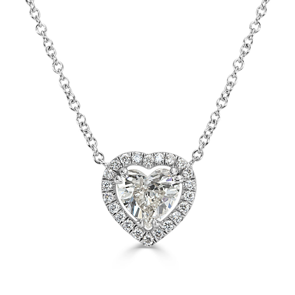1.20ct Heart Shaped Diamond Pendant