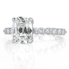 3.30ct Old Mine Cut Diamond Engagement Ring