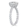 3.30ct Old Mine Cut Diamond Engagement Ring