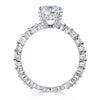 3.30ct Old Mine Cut Diamond Engagement Ring