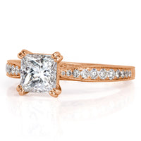 1.59ct Princess Cut Diamond Engagement Ring