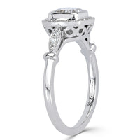 1.17ct Cushion Cut Diamond Engagement Ring