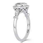 1.17ct Cushion Cut Diamond Engagement Ring