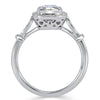 1.17ct Cushion Cut Diamond Engagement Ring