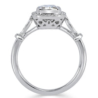 1.17ct Cushion Cut Diamond Engagement Ring