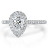 1.46ct Pear Shaped Diamond Engagement Ring