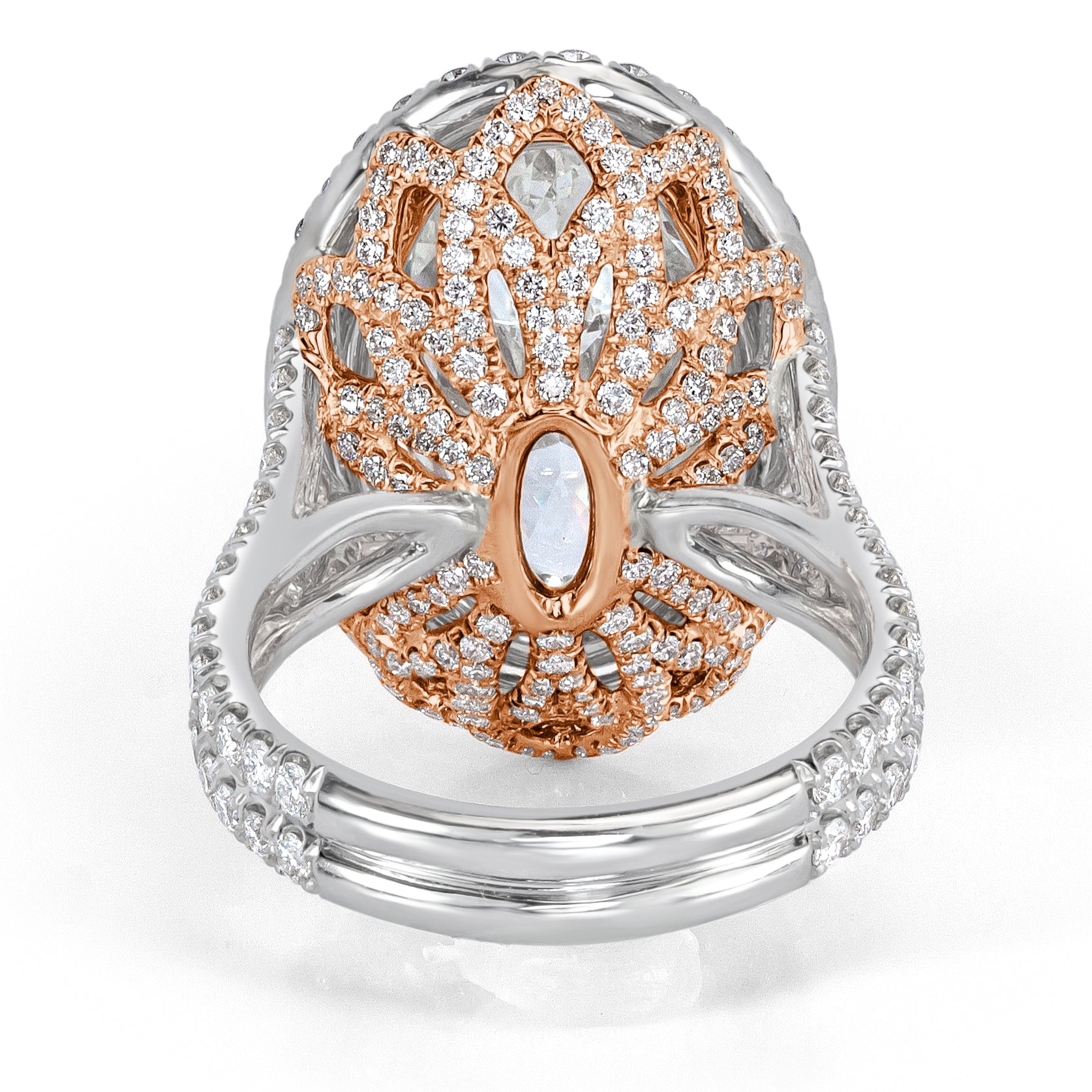 5.54ct Oval Cut Diamond Engagement Ring