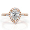 1.51ct Pear Shaped Diamond Engagement Ring
