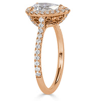 1.51ct Pear Shaped Diamond Engagement Ring