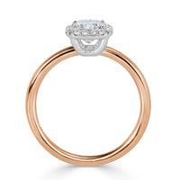 1.03ct Cushion Cut Diamond Engagement Ring