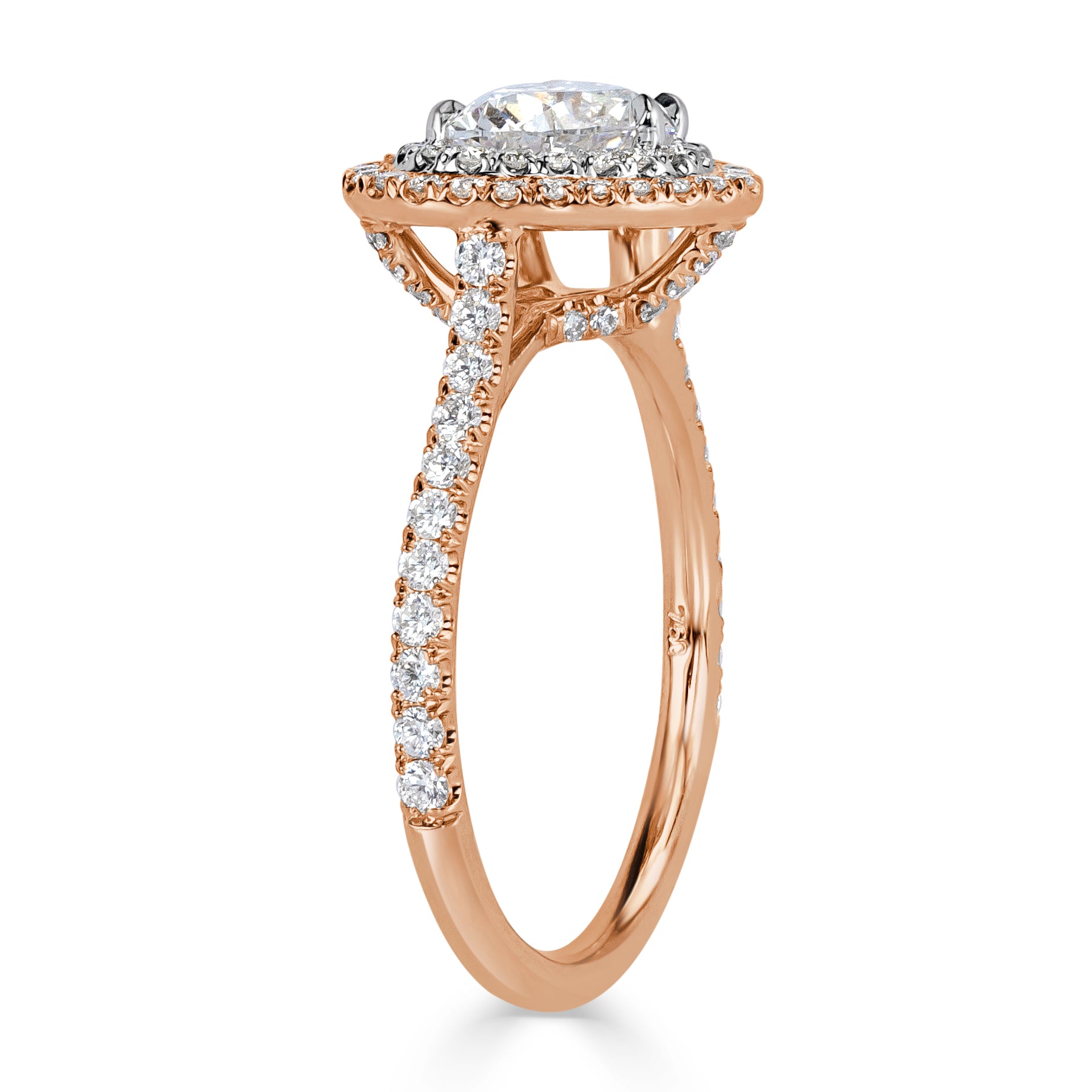 1.60ct Heart Shaped Diamond Engagement Ring