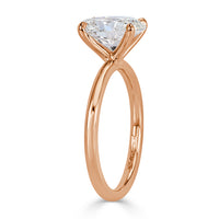 2.01ct Oval Cut Diamond Solitaire Engagement Ring