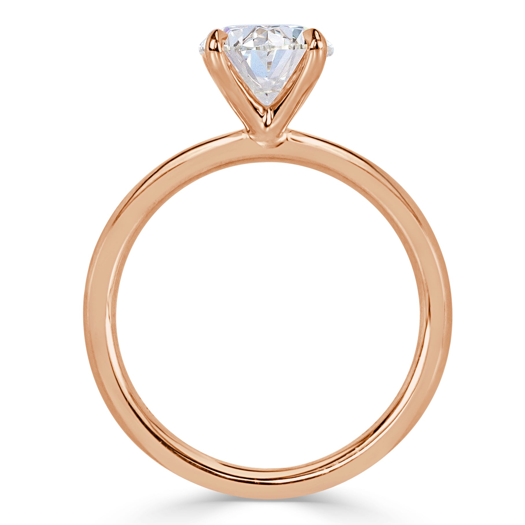 2.01ct Oval Cut Diamond Solitaire Engagement Ring