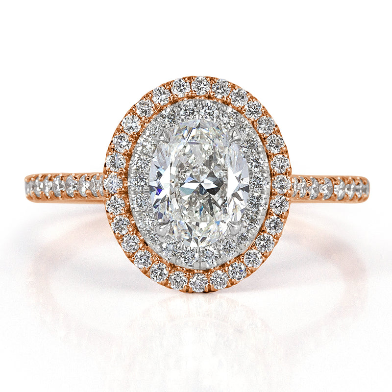 1.51ct Oval Cut Diamond Engagement Ring