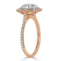 1.51ct Oval Cut Diamond Engagement Ring