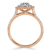 1.51ct Oval Cut Diamond Engagement Ring