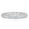 2.00ct Round Brilliant Cut Diamond Three-Sided Eternity Band
