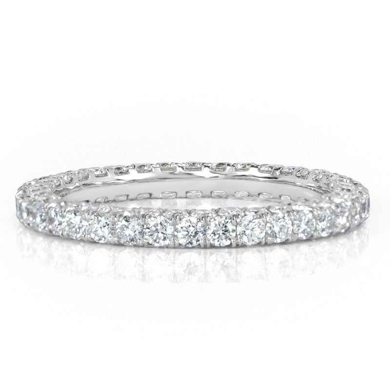 2.00ct Round Brilliant Cut Diamond Three-Sided Eternity Band