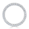 2.00ct Round Brilliant Cut Diamond Three-Sided Eternity Band