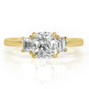 1.88ct Old Mine Cut Diamond Three-Stone Engagement Ring