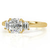 1.88ct Old Mine Cut Diamond Three-Stone Engagement Ring