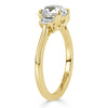 1.88ct Old Mine Cut Diamond Three-Stone Engagement Ring