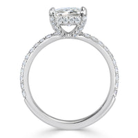 2.61ct Old Mine Cut Diamond Engagement Ring
